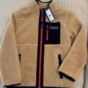 NWT Vineyard Vines Kids Sherpa SuperShep Fleece Jacket
